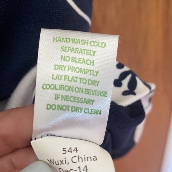 Lilly Pulitzer BRIELLA BRIGHT NAVY Johnny B Fit & Flare DRESS - Picture 12 of 14